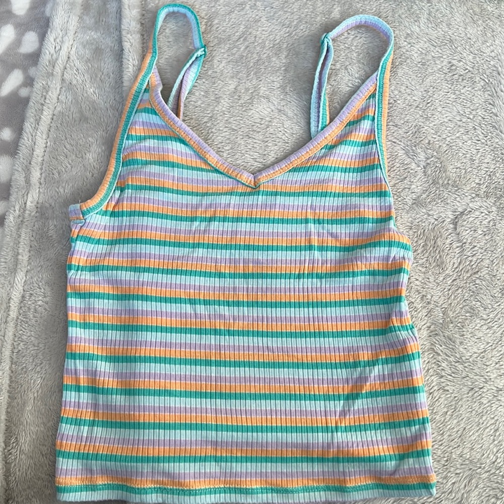 American Eagle Striped Tank